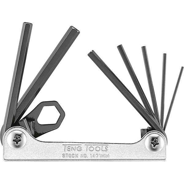7 Piece Metric Hex Key Set